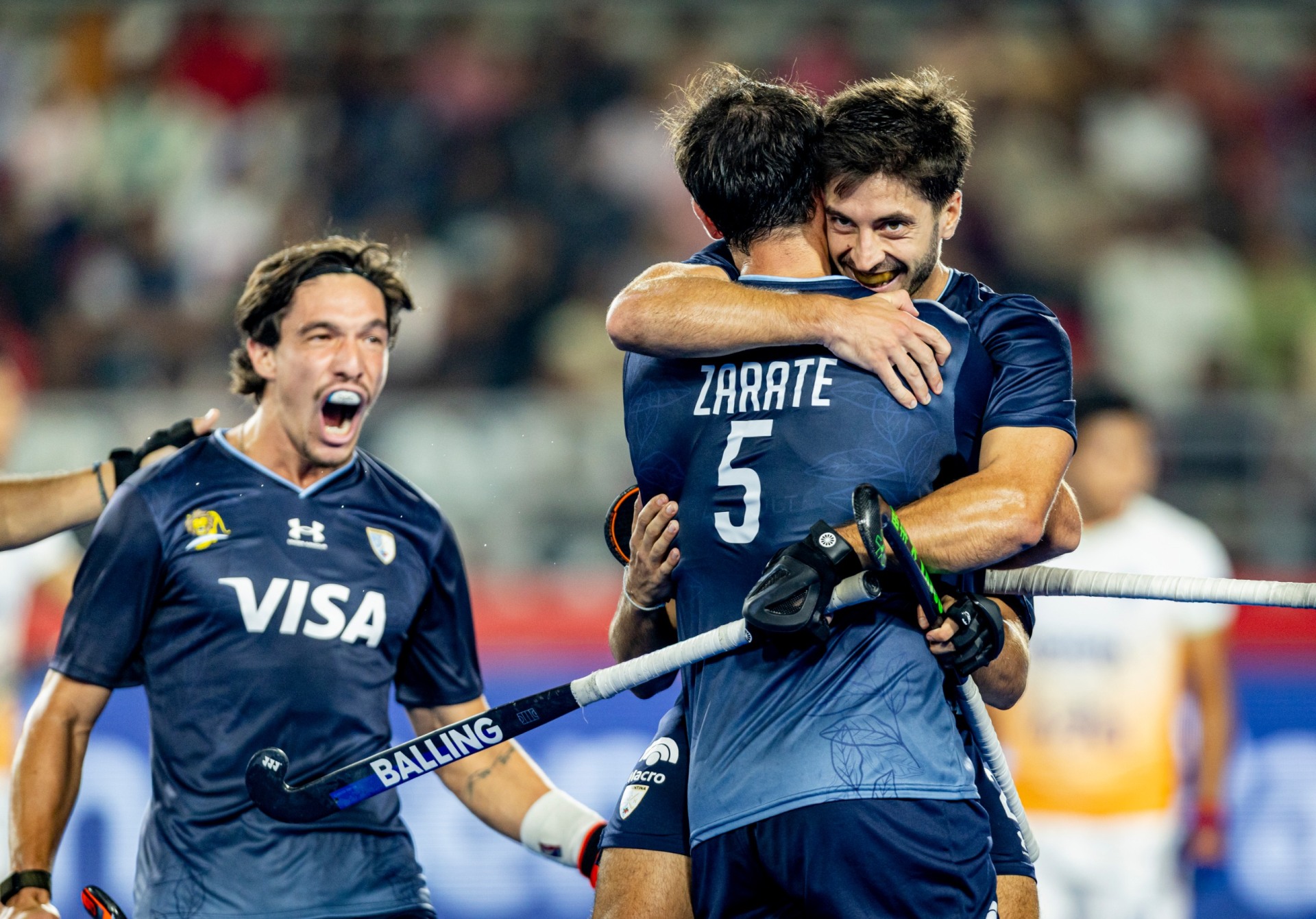 Los Leones cerraron su paso por India con un nuevo triunfo ante el seleccionado local