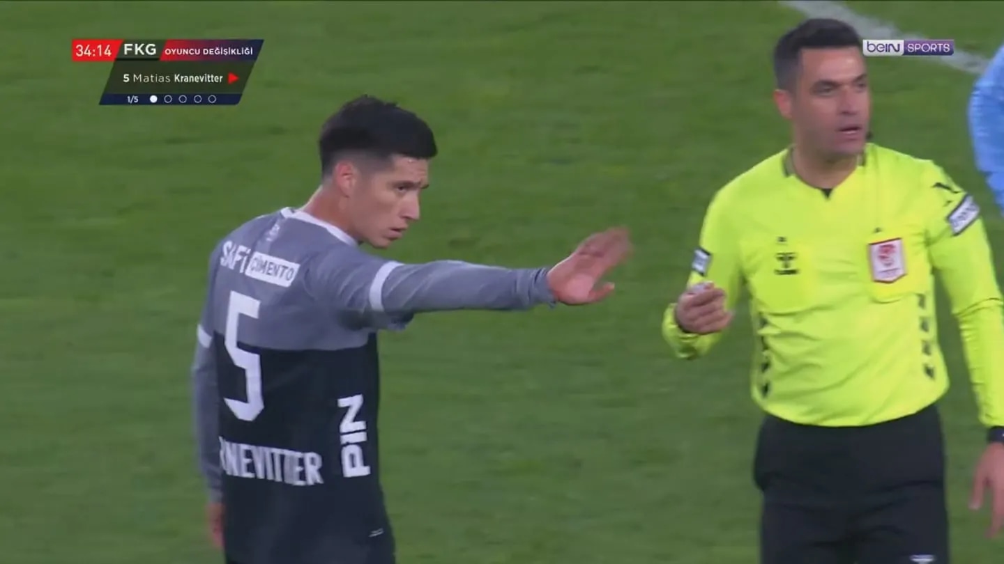 El tucumano Matías Kranevitter protagonizó una escena inesperada en Turquía