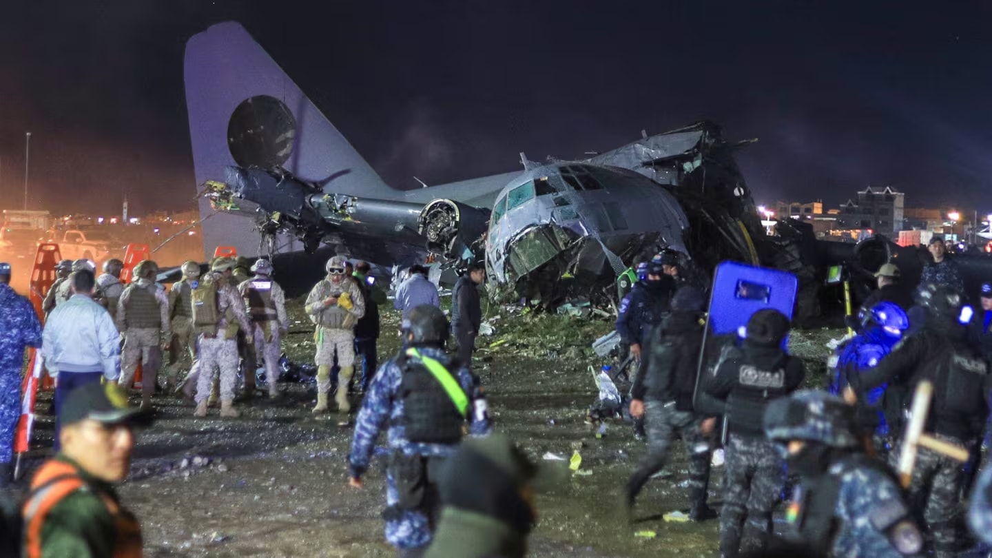 Accidente aéreo en Bolivia: investigan las causas del choque de un Hércules