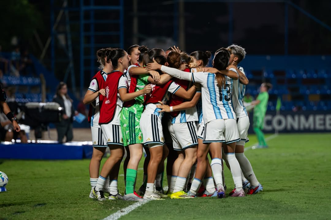 Argentina goleó a Colombia y se clasificó al Mundial Sub-20 femenino