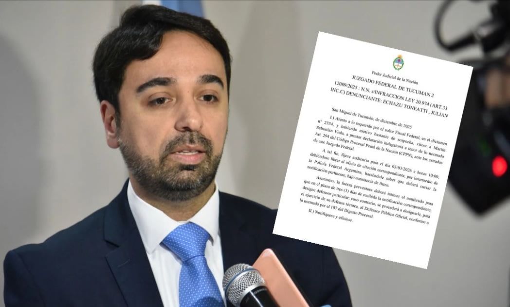 El secretario de Energía, Martín Viola, presentó una conciliación en la Justicia Federal y sería indagado hoy por una causa de suplantación de identidad