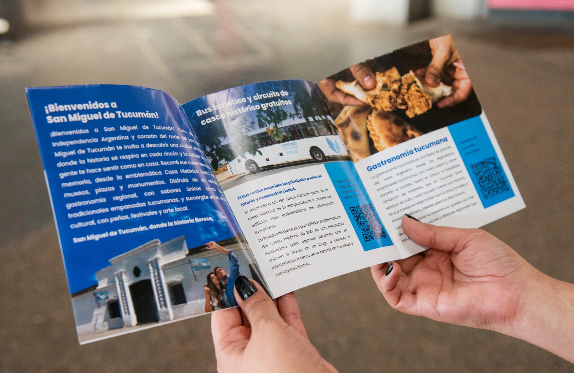 Empanadas, música y cultura en un circuito turístico gratuito