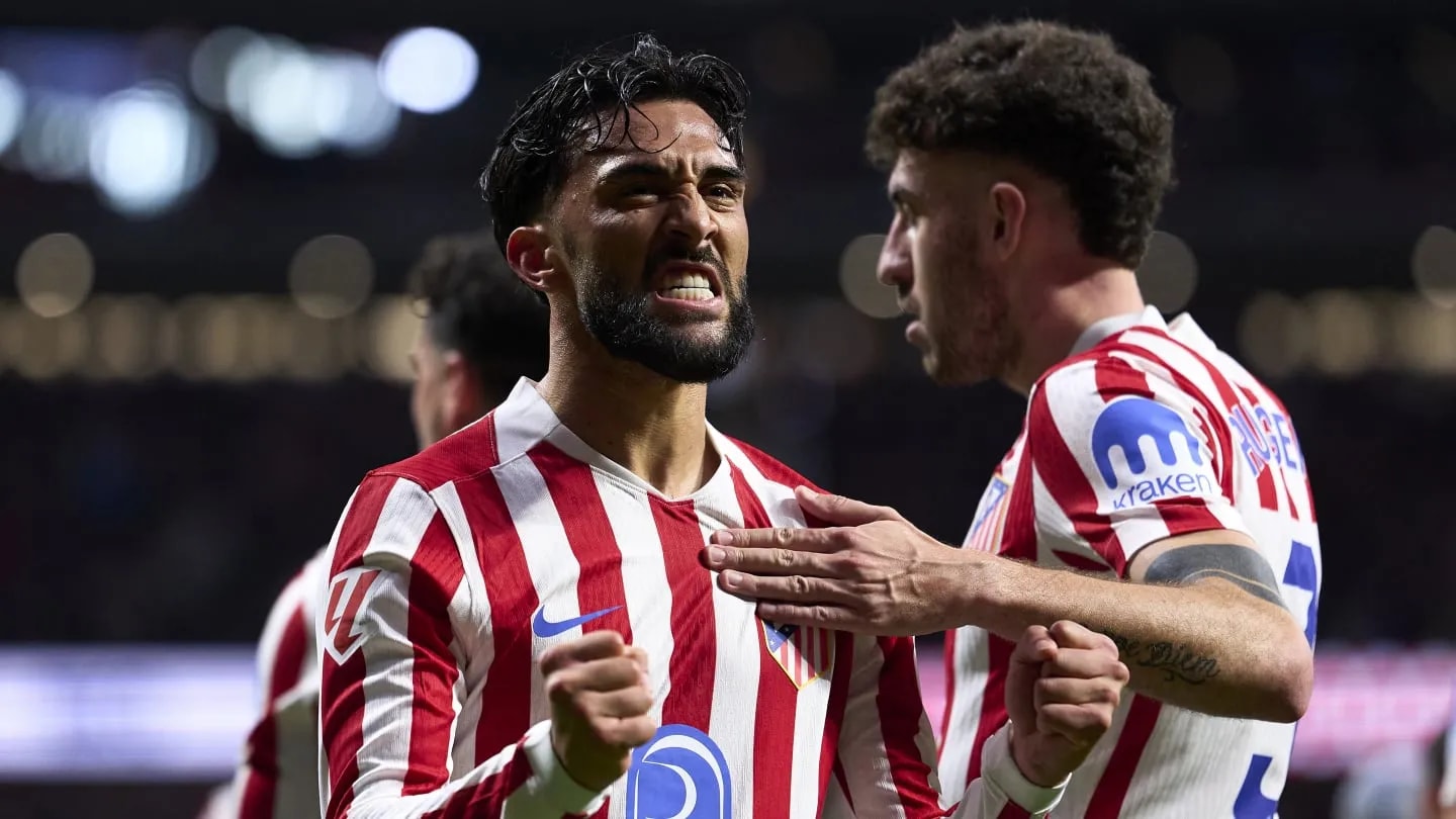 Nico González apareció en los momentos decisivos y lideró el triunfo del Atlético de Madrid