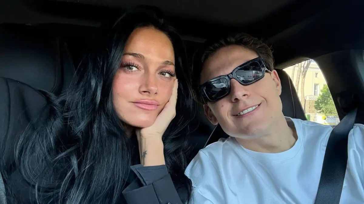 Seis días después del nacimiento, Oriana Sabatini publicó la primera foto de Gia