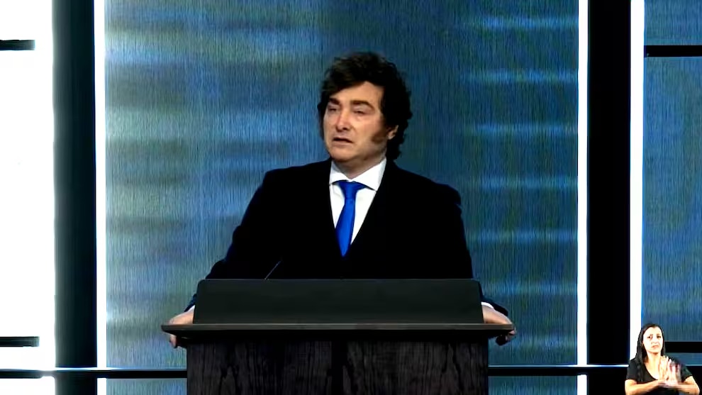 Milei denunció en Nueva York a Rocca y Madanes Quintanilla por presiones y prácticas corruptas, y prometió mayor libertad económica ante inversores