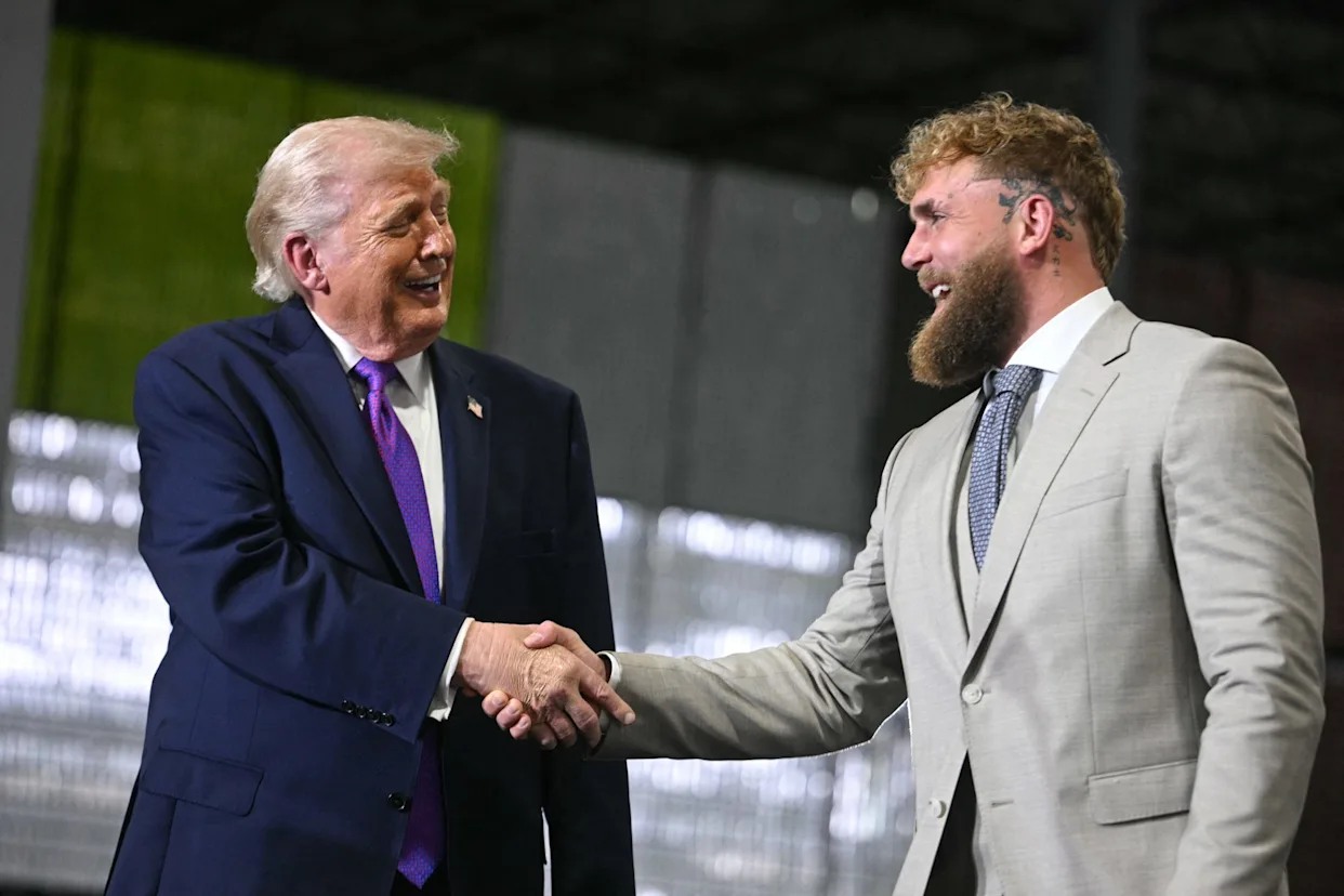 Donald Trump alentó al youtuber Jake Paul a lanzarse a la política