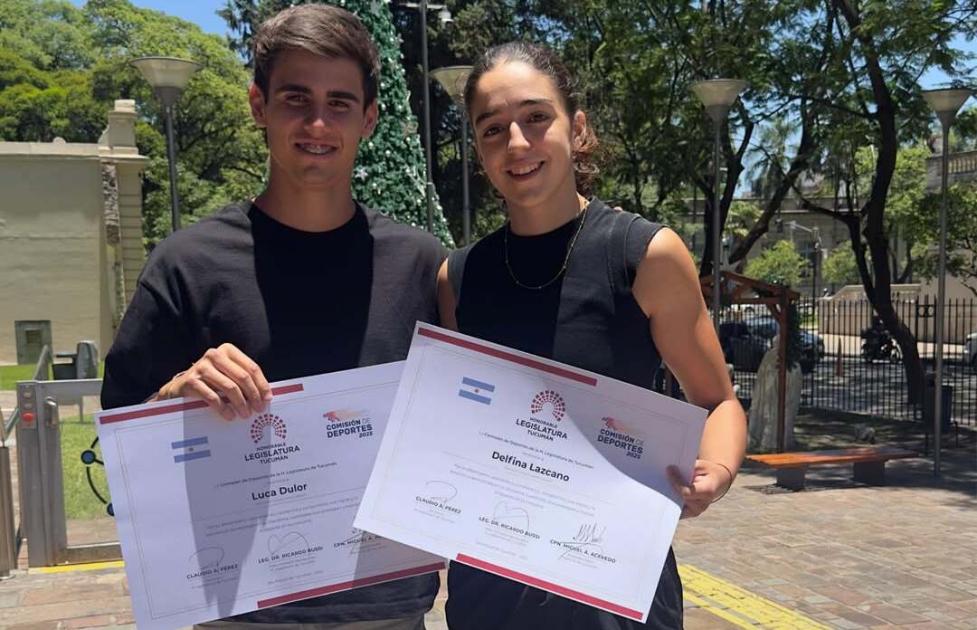 Luca Dulor y Delfina Lazcano disputarán la Copa Panamericana Junior
