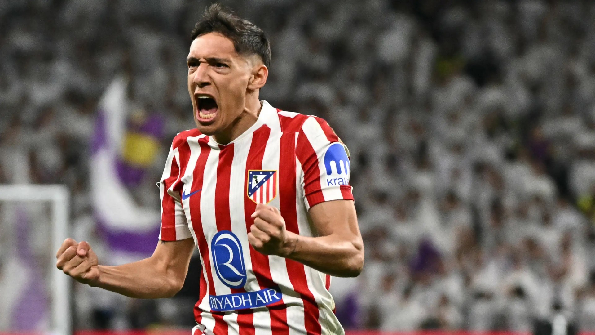 El latigazo de Nahuel Molina que silenció al Bernabéu por un instante