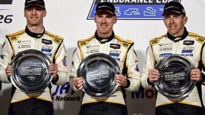 Mientras espera su próxima carrera de Fórmula 2, Nicolás Varrone hizo podio en Estados Unidos