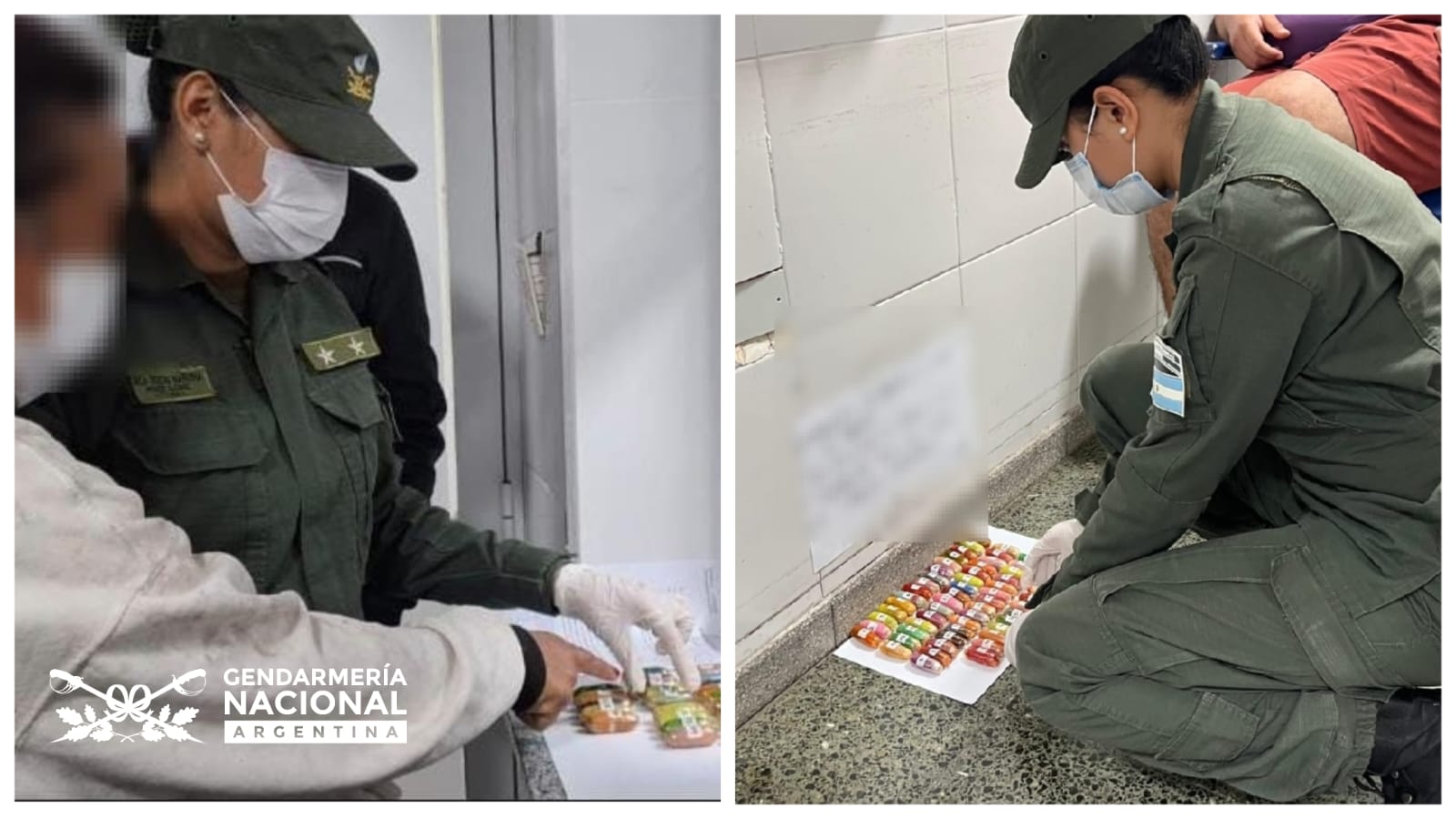 Detuvieron en Tucumán a un pasajero de ómnibus que transportaba un kilo de cocaína ingerido