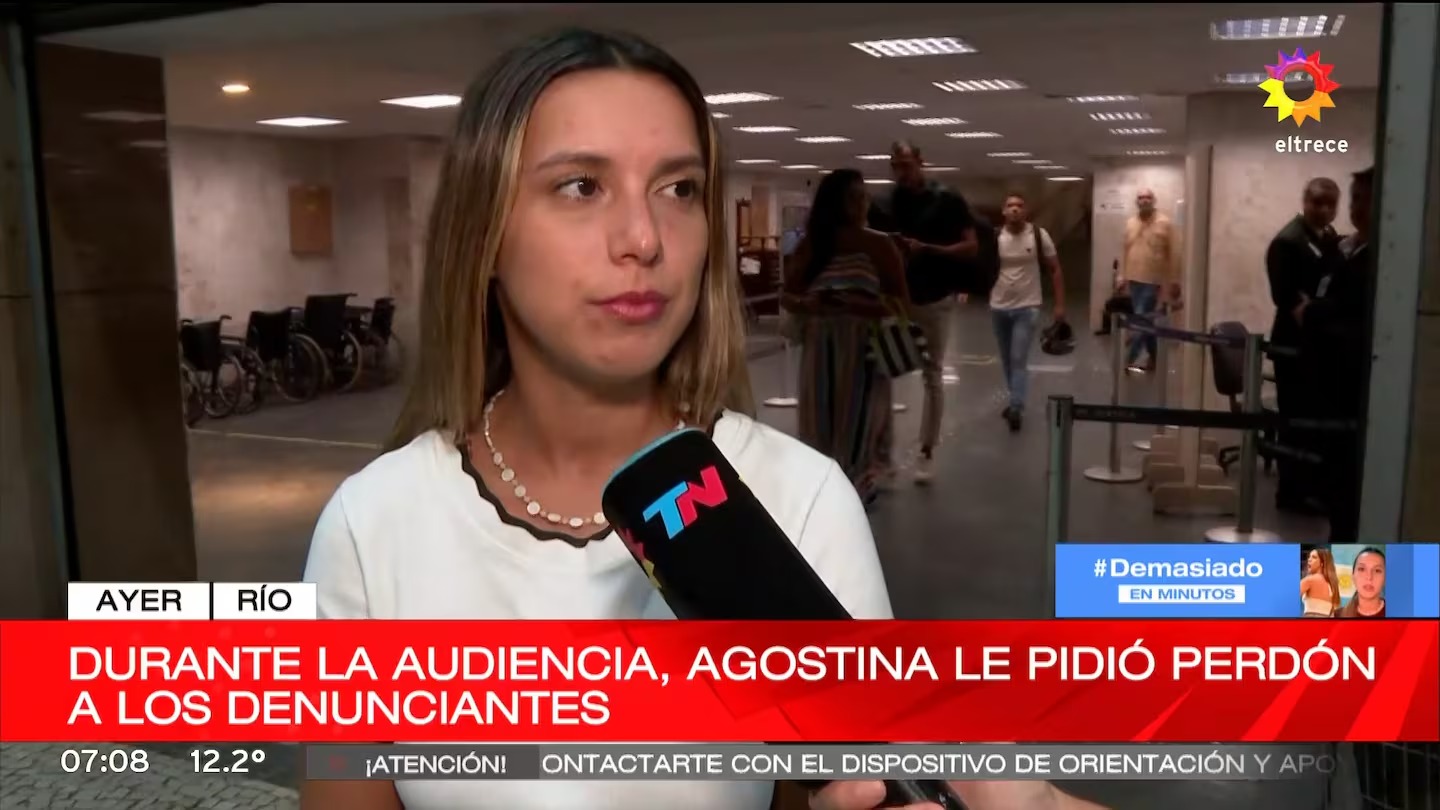 Se complicó el regreso de Agostina Páez a la Argentina: seguirá con tobillera electrónica en Río de Janeiro