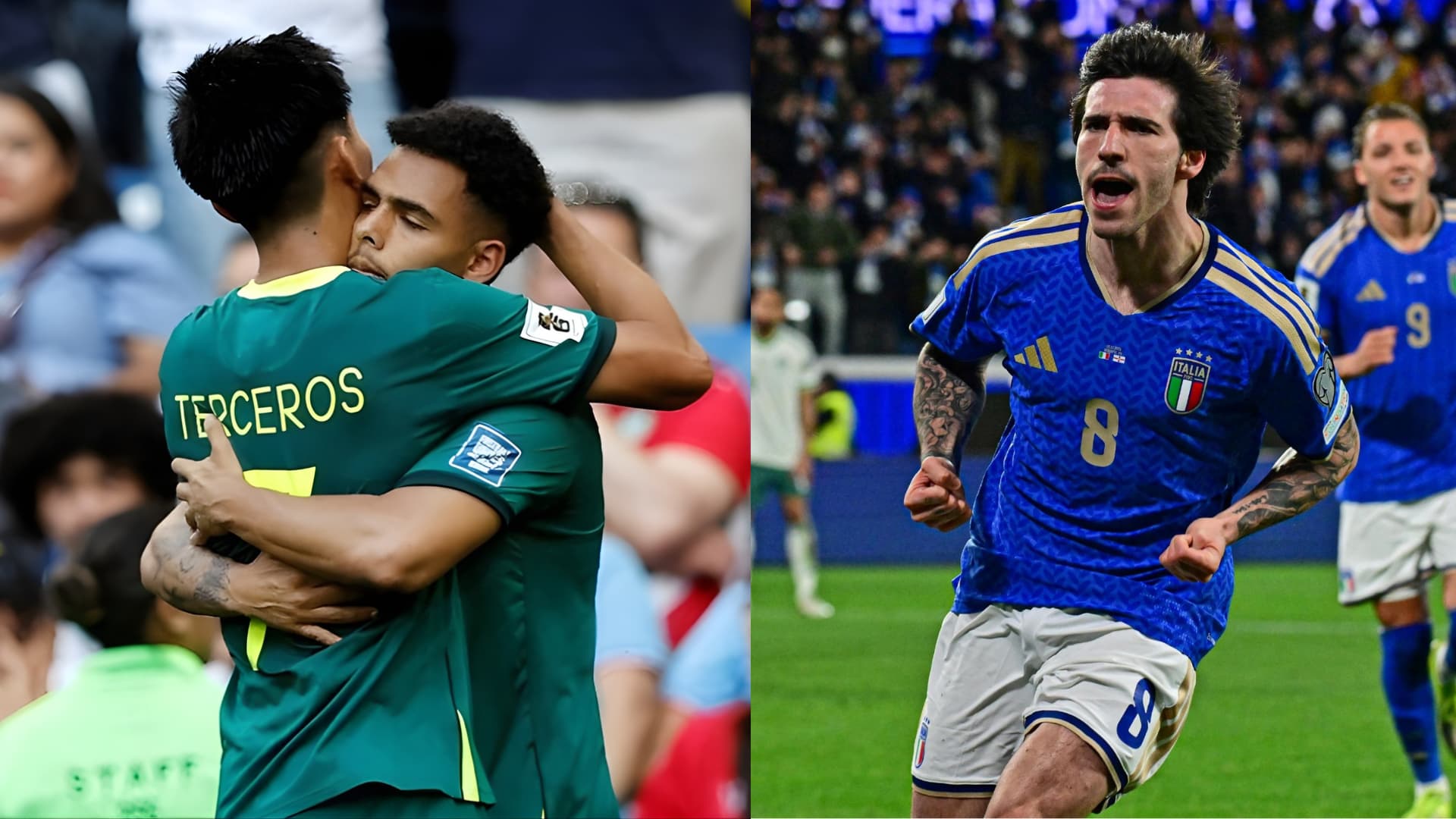 Italia mantiene viva la ilusión y Bolivia va por la hazaña en el repechaje mundialista