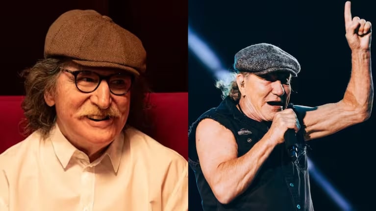 Charly García asistió al show de AC/DC en River y su emoción se volvió viral