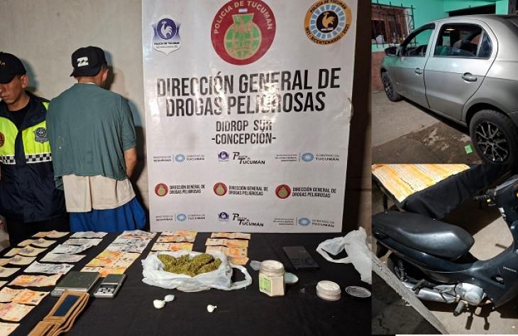 Allanamientos en barrio Libertad: incautan cocaína, marihuana y dinero