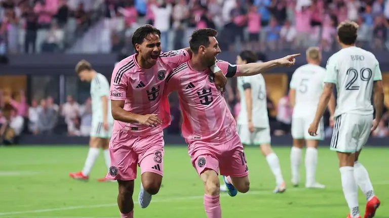 Lionel Messi le puso su firma al Nu Stadium: estreno con gol para el astro rosarino