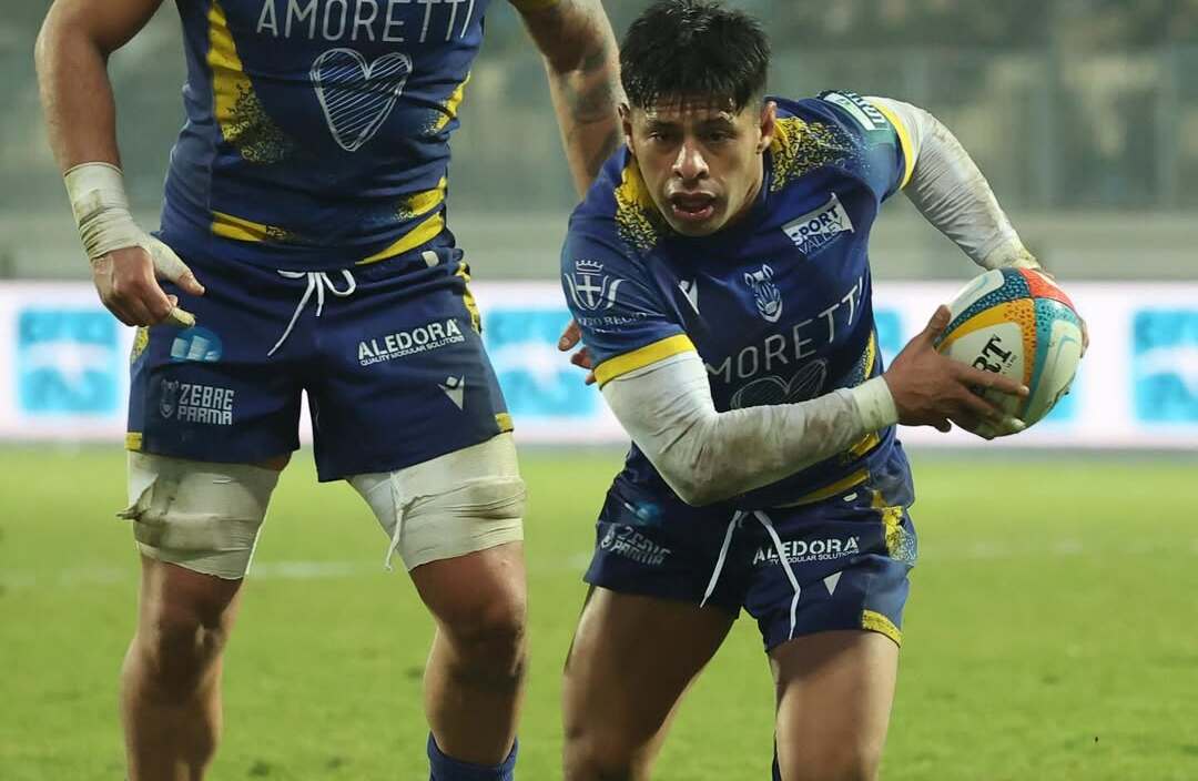 Con "Gonchy" García desde el arranque, Zebre venció a Pau y avanzó a cuartos de final de la Challenge Cup