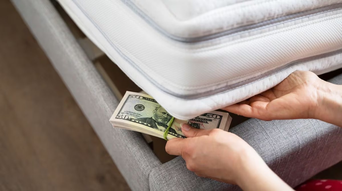 dolares bajo el colchon.avif