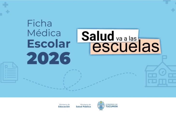 Operativo sanitario en los colegios: el programa "La Salud va a las Escuelas" recorre la provincia
