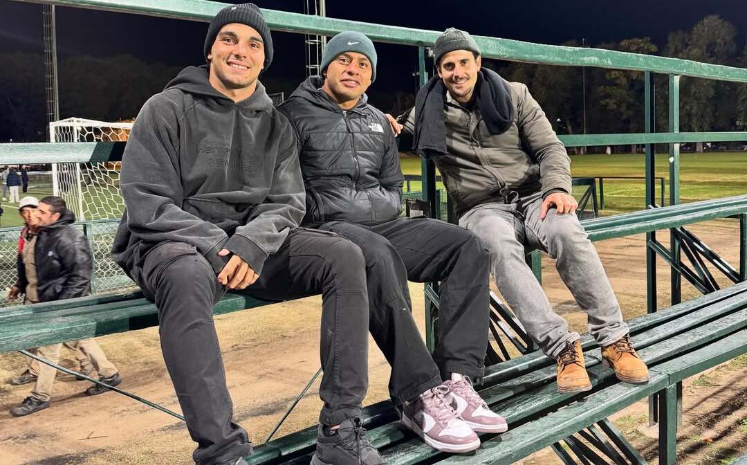 ¿Un nuevo talismán? "Gonchi" García acompañó a Tarucas desde la tribuna