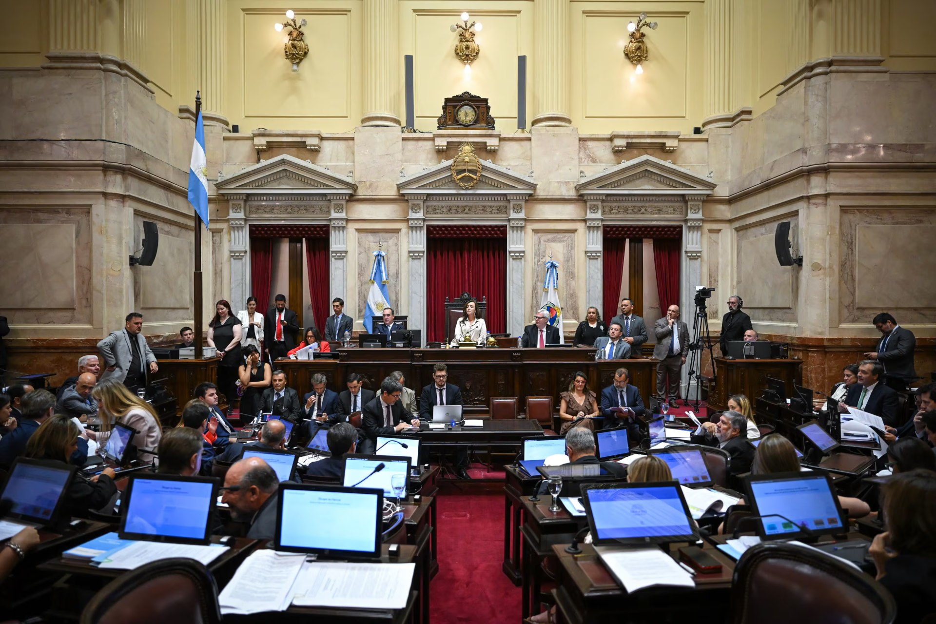 El Senado debate pliegos judiciales, el pago de US$171 millones a fondos buitre y una ley para regularizar armas