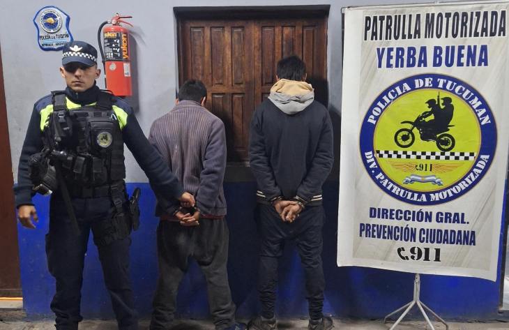 Rastrean el GPS de un celular robado en Yerba Buena y atrapan a los ladrones en El Manantial