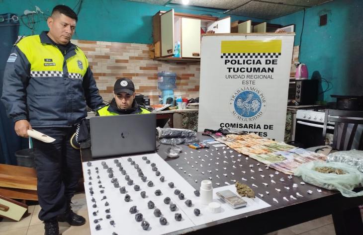 Secuestraron estupefacientes en una vivienda durante un procedimiento originado por el asalto a un estudiante