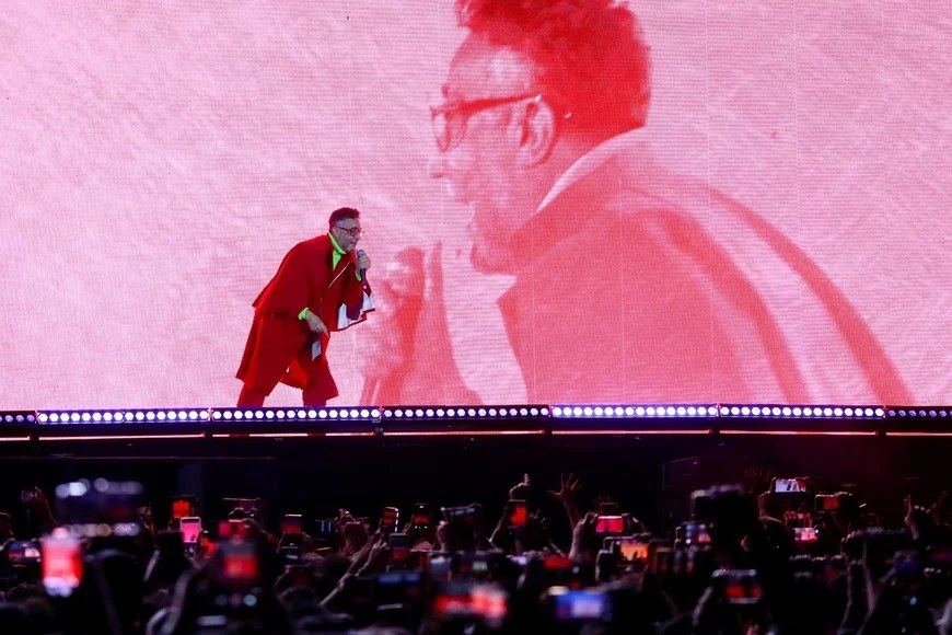 Fito Páez enfrentó reproches y silbidos de una parte del público durante su último show en Buenos Aires