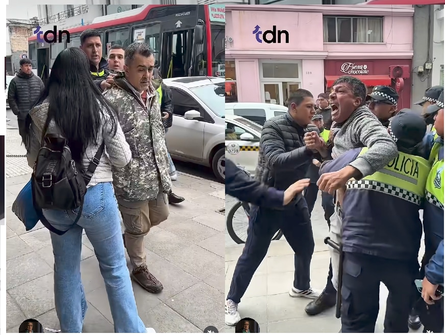 Una discusiión de tránsito terminó con un hombre herido de un balazo en pleno centro