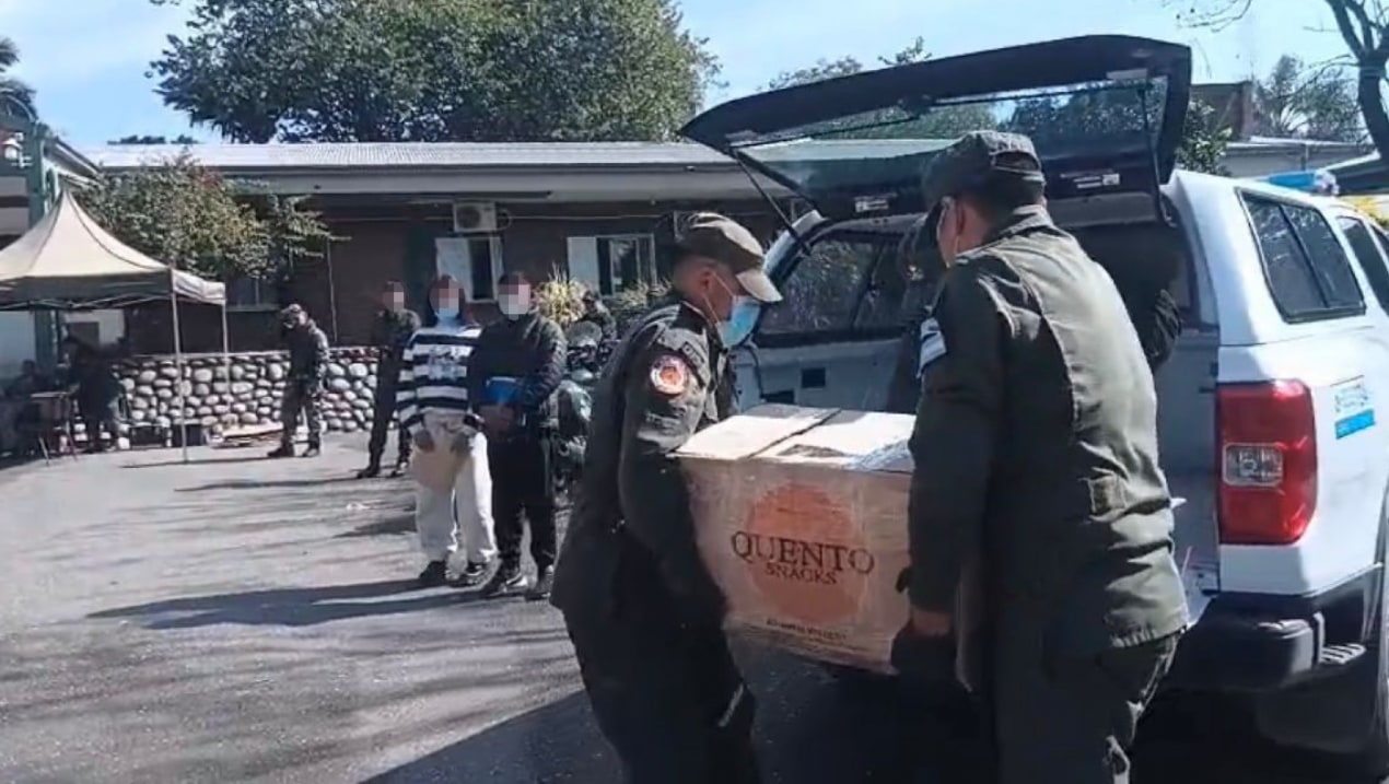 Enormes bloques de cocaína fueron incinerados en el horno de Los Vázquez por orden judicial