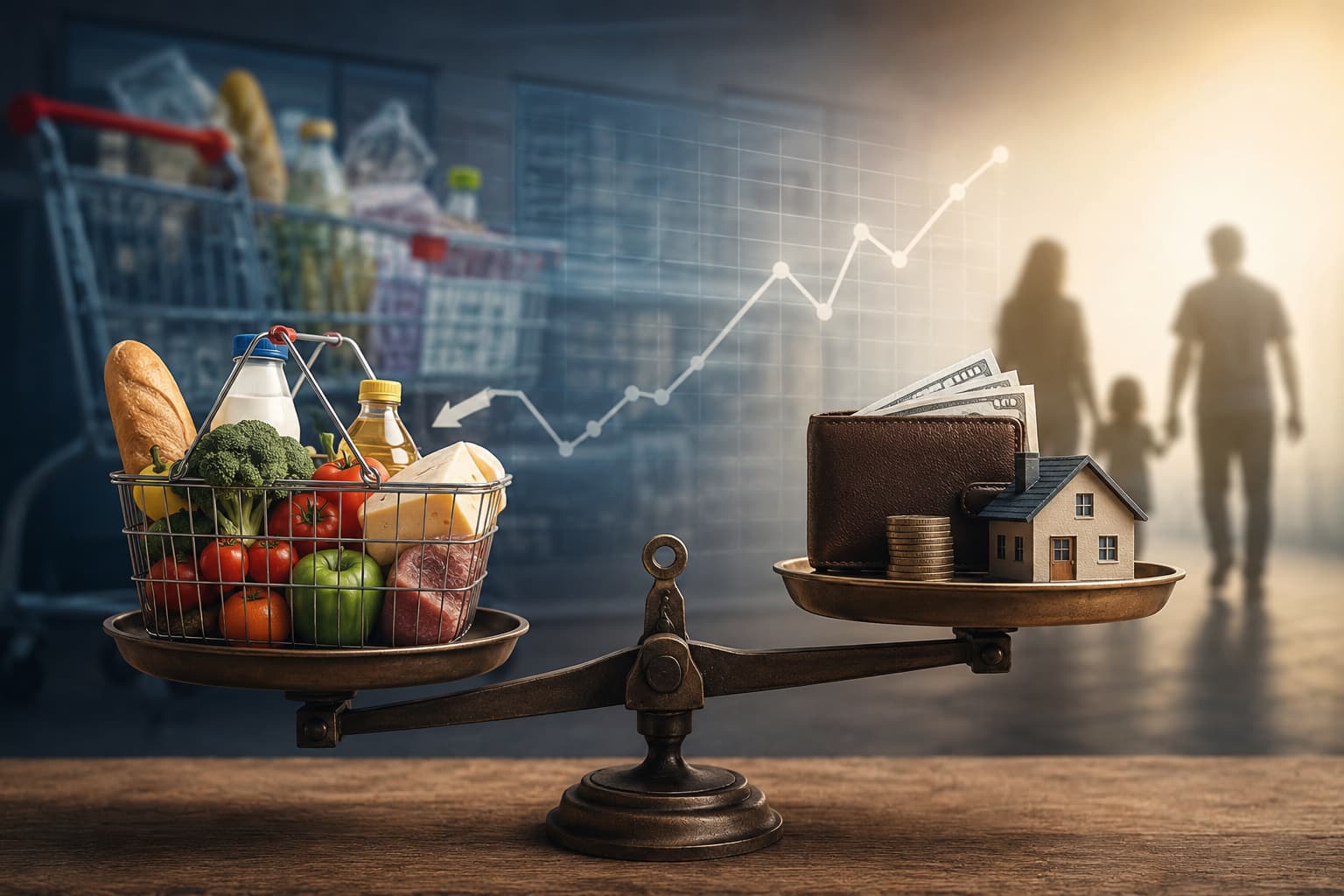 Alimentos, salarios y servicios: otra forma de mirar la inflación 