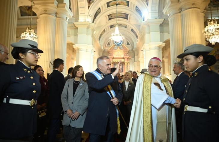 En el Tedeum por el 25 de Mayo, Jaldo llamó a la unidad y pidió escuchar los reclamos sociales