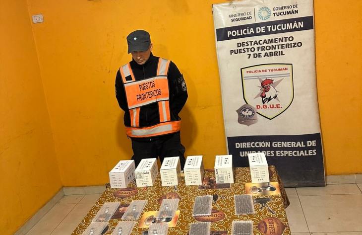 Secuestraron dispositivos electrónicos transportados de forma irregular en un control de carga en la ruta