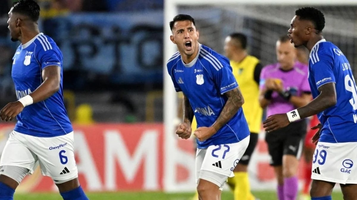El gol de Contreras no alcanzó: Millonarios cayó ante O'Higgins y se fue de la Copa Sudamericana