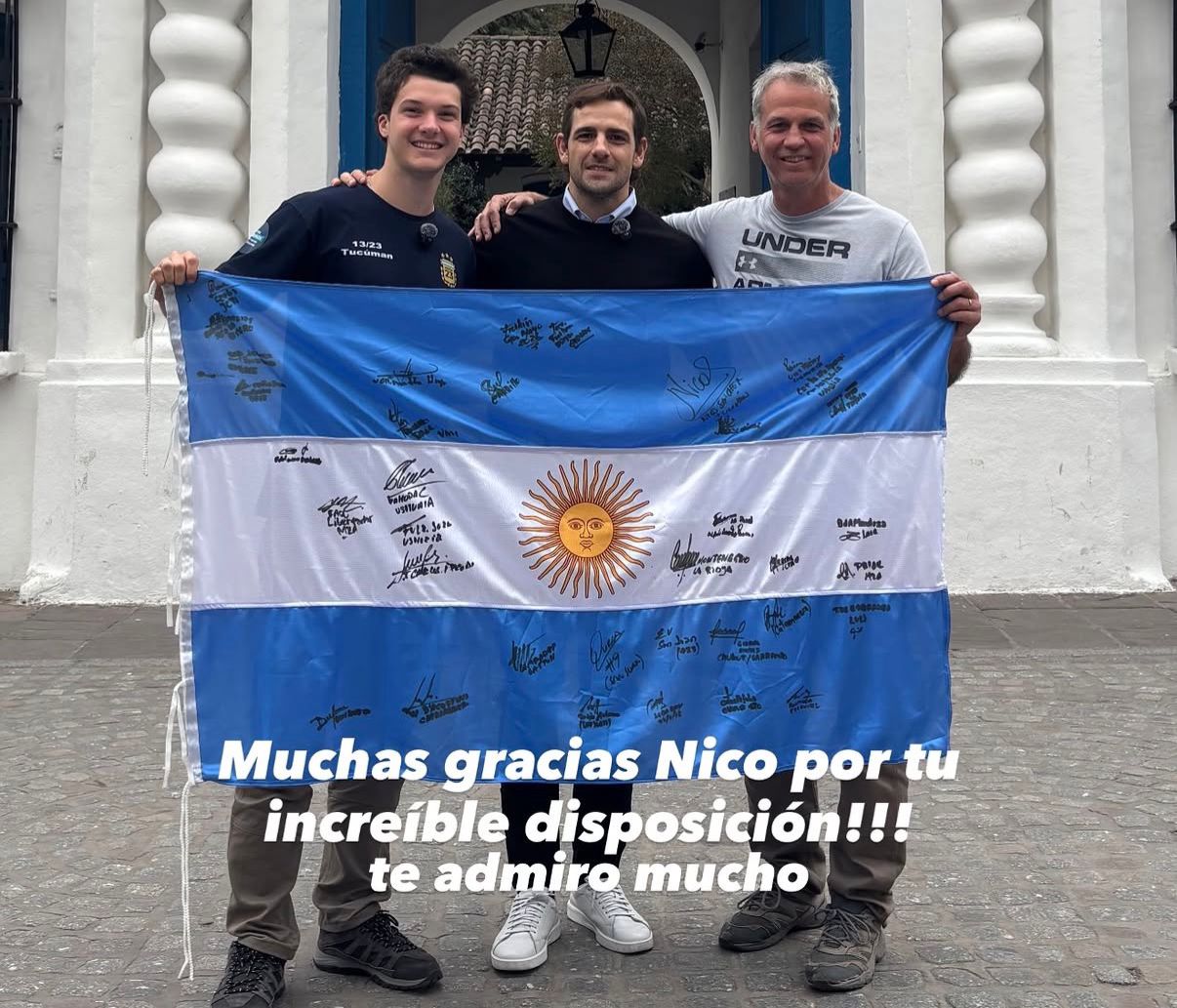 Recorre 23 provincias en 23 días y busca recaudar 100.000 platos de comida: la historia del joven que pasó por Tucumán