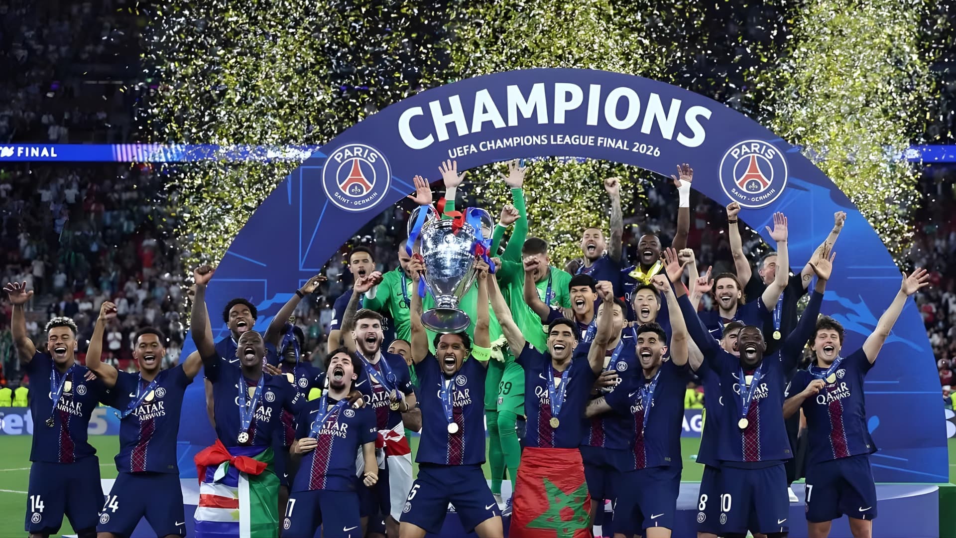 El PSG venció al Arsenal en penales y se coronó bicampeón de la Champions League