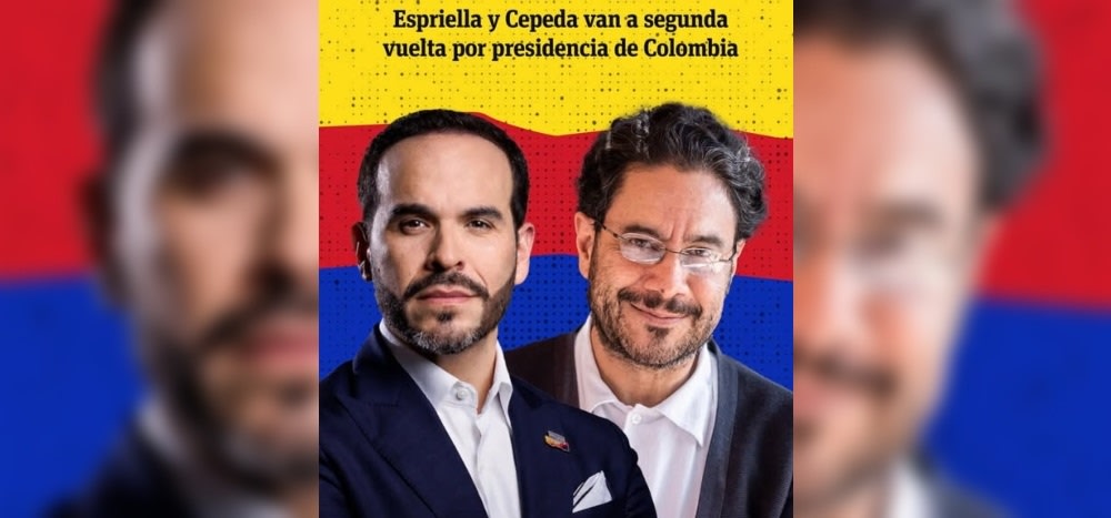 Elecciones en Colombia: Abelardo de la Espriella e Iván Cepeda  definirán quién será el próximo presidente
