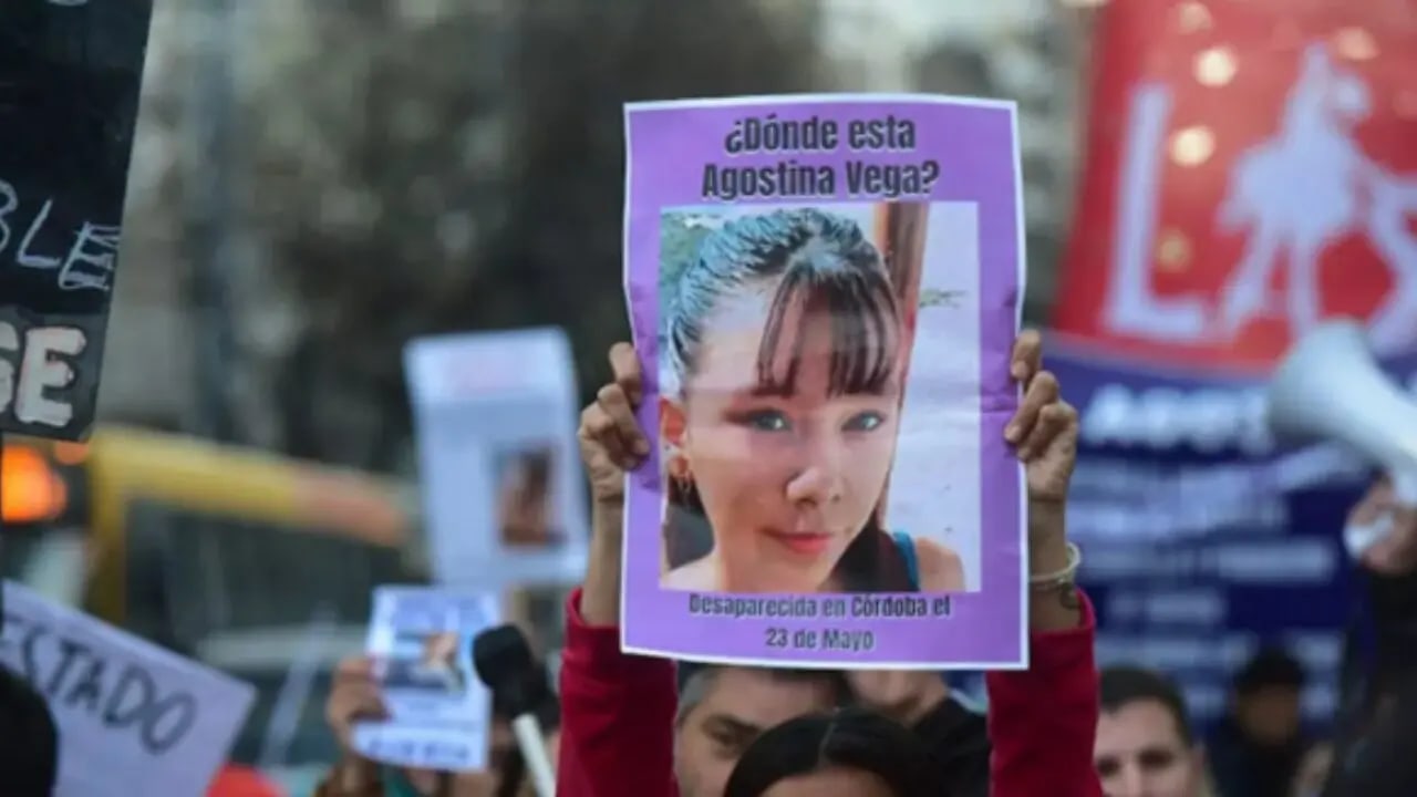 Resultados forenses: revelan que Agostina Vega murió por asfixia mecánica