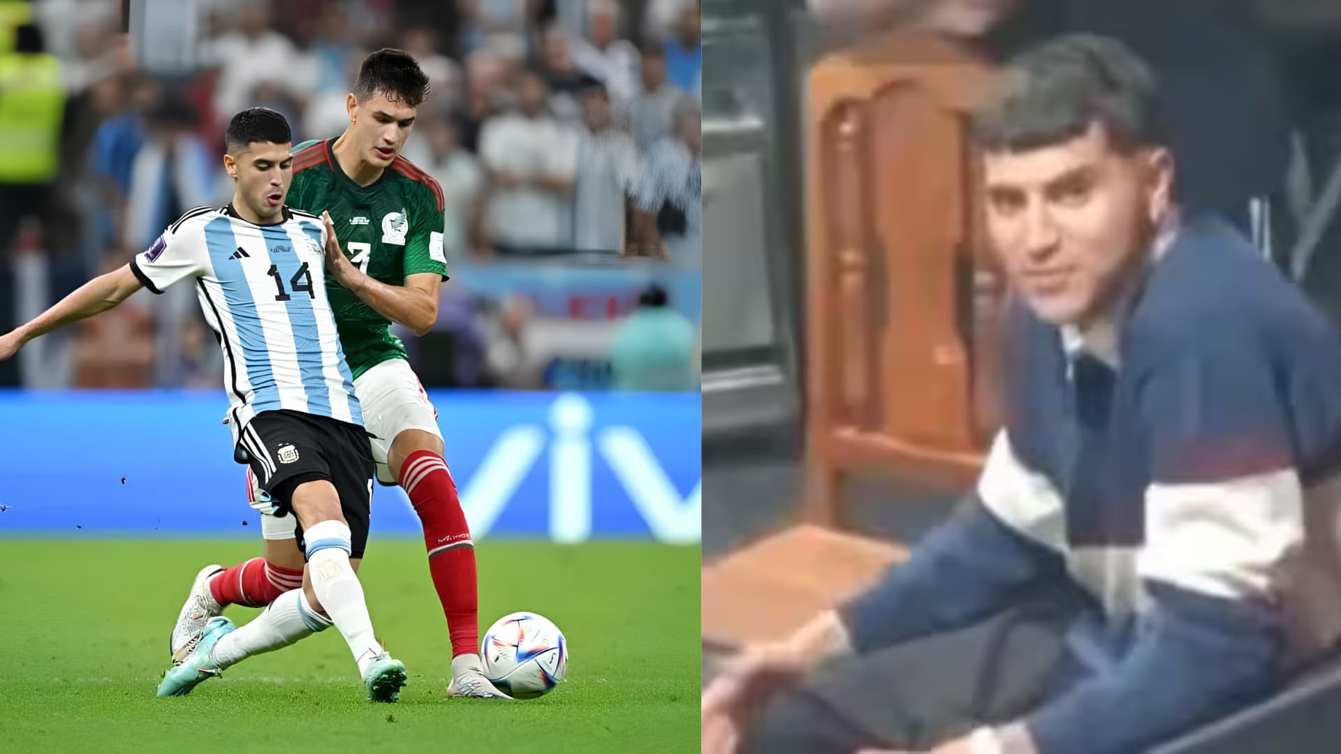 El tucumano Palacios se despidió de su familia antes de viajar al Mundial