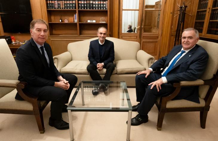Jaldo se reunió con Santilli y Lule Menem para fortalecer la agenda de gestión entre Tucumán y la Nación