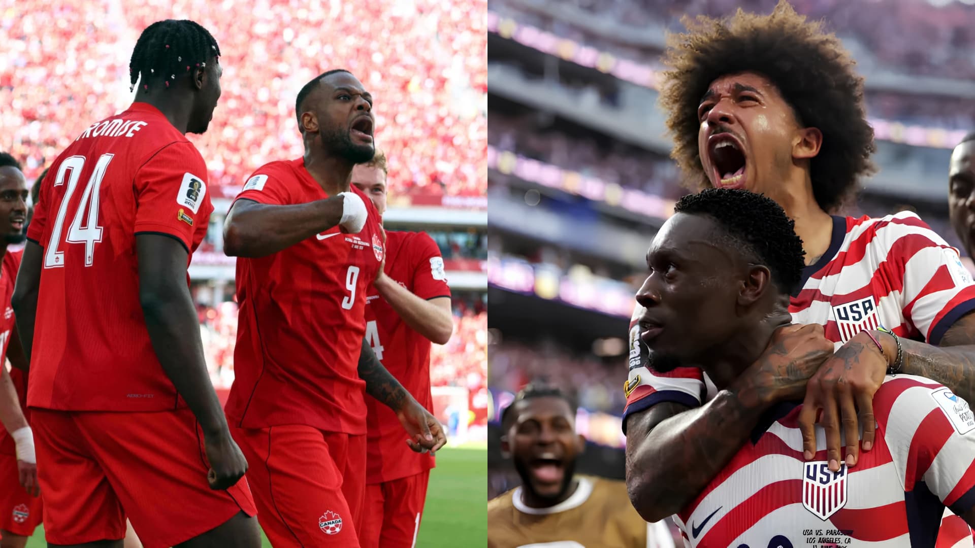 Canadá sumó su primer punto en Mundiales; Estados Unidos vivió su sueño americano con una goleada