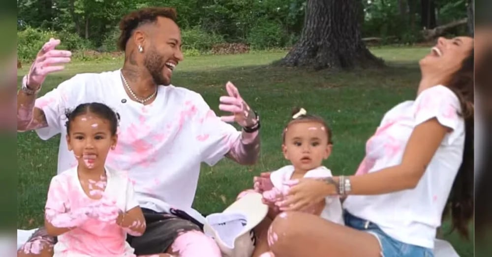 Neymar será padre por quinta vez: así fue el revelador anuncio de género