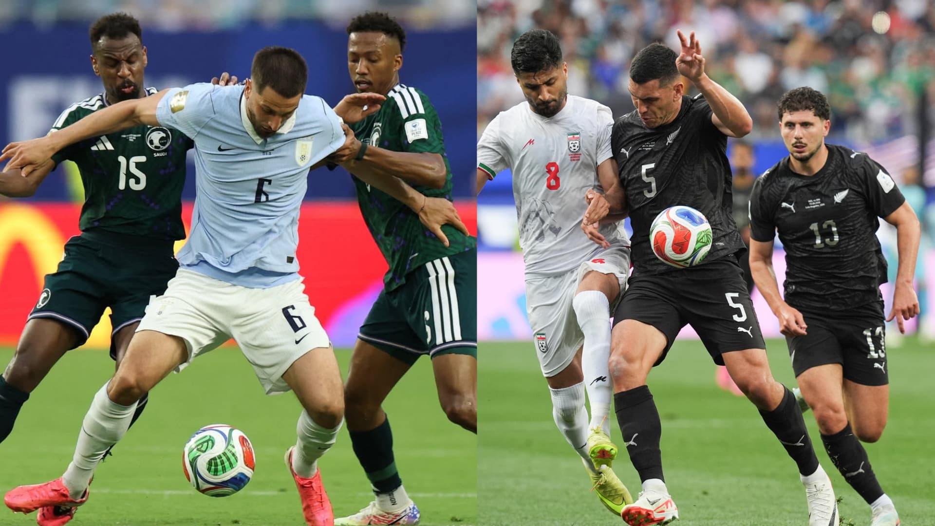 Debut gris de Uruguay ante Arabia Saudita e igualdad entretenida entre Irán y Nueva Zelanda