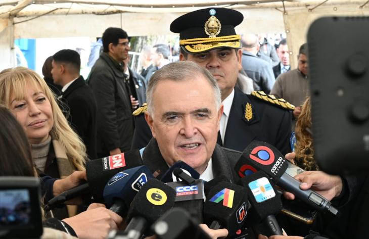 “En tercer lugar en la baja de homicidios está Tucumán”, destacó Jaldo en el aniversario de la Escuela de Policía