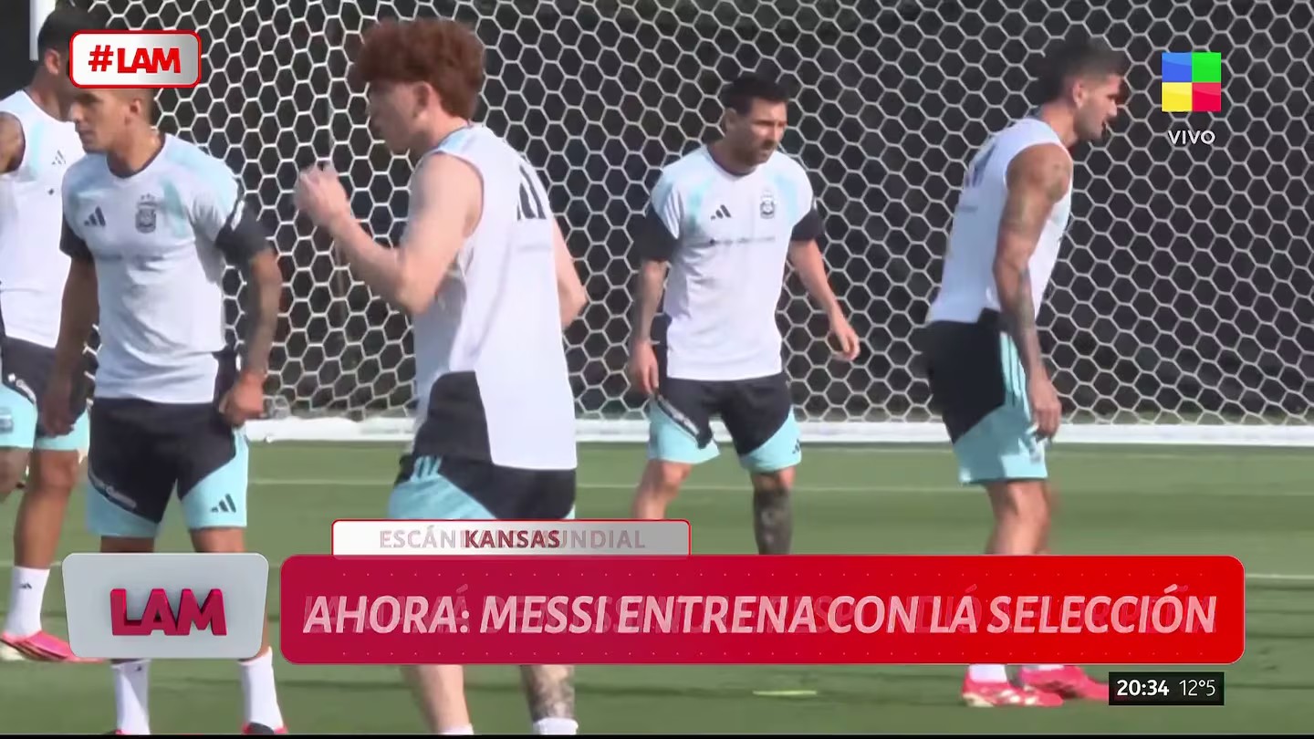 Lionel Messi retomó sus entrenamientos con normalidad tras el impacto de la noticia falsa sobre su padre