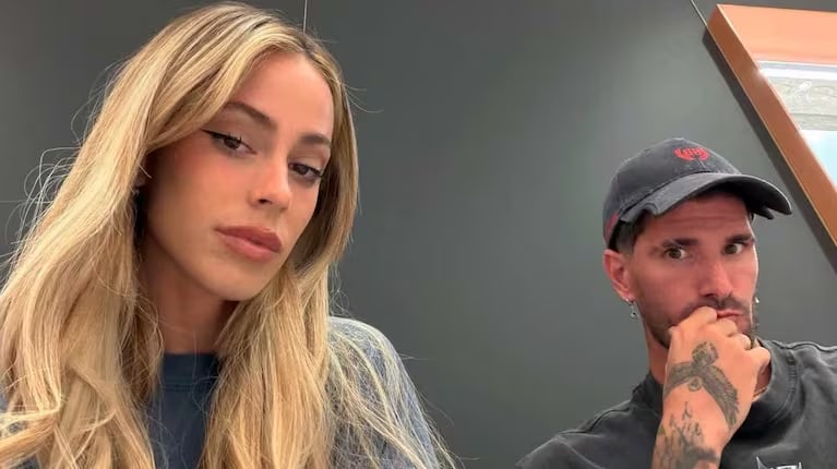 Postales de amor: el festejo de Rodrigo de Paul y Tini Stoessel tras la clasificación de Argentina