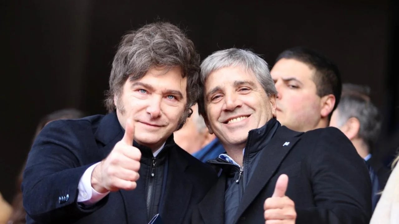 El Presidente Milei y Luis Caputo celebraron el crecimiento del PBI en el primer trimestre de 2026