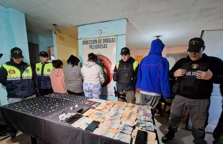 Desmantelaron un centro de venta de estupefacientes tras un allanamiento en la zona sur de la capital