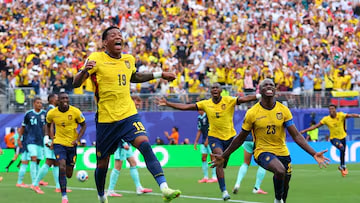 Ecuador dio el batacazo ante Alemania y se clasificó a los dieciseisavos