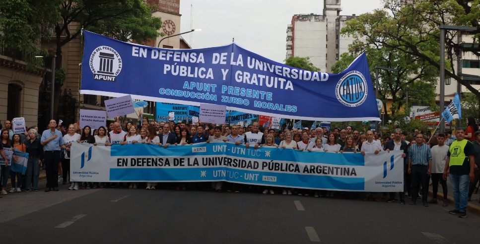 APUNT fue el primer gremio del país en presentar un amparo colectivo por el financiamiento universitario
