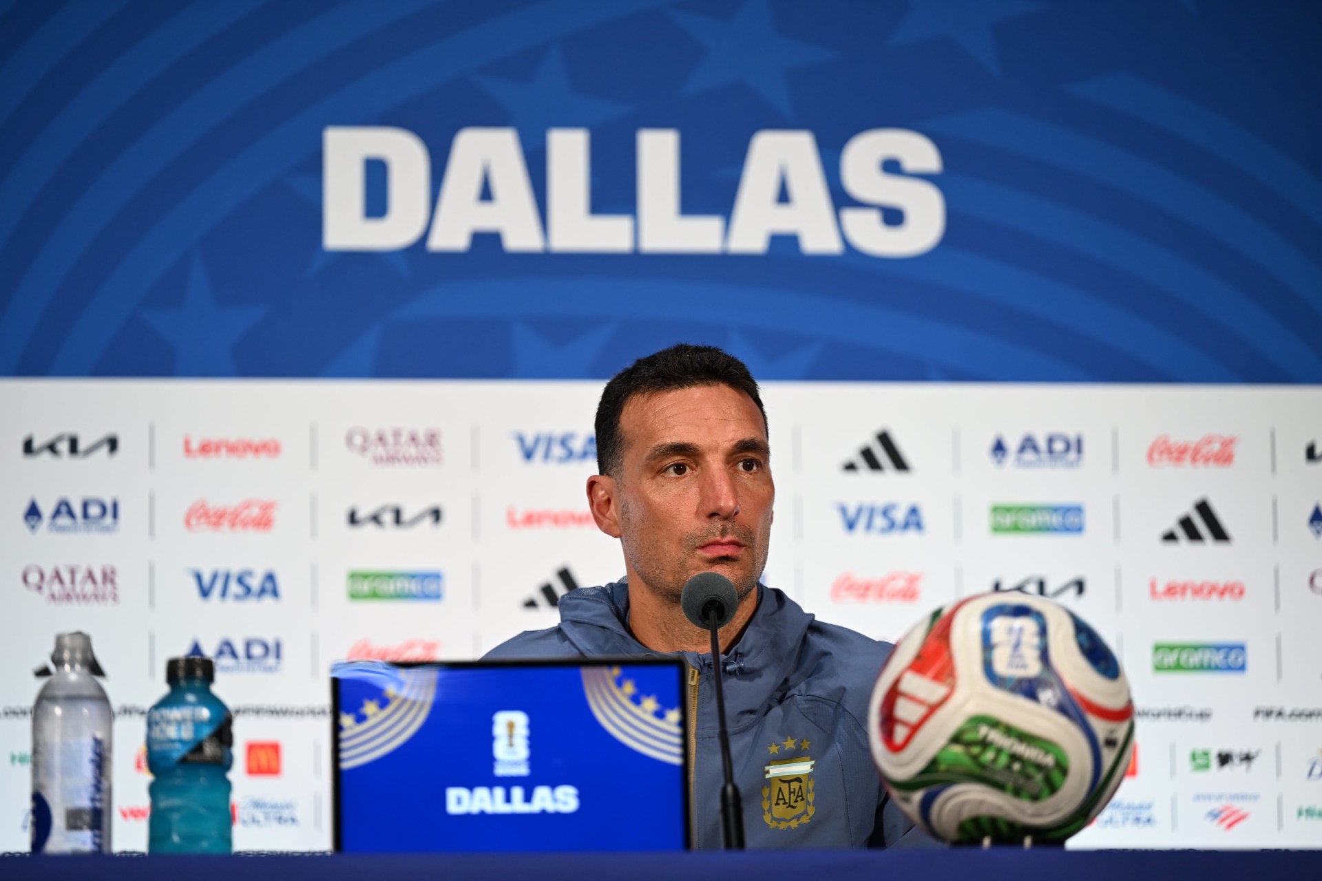 "Le dimos minutos a todos y estoy contento": Scaloni analizó el 3-1 ante Jordania